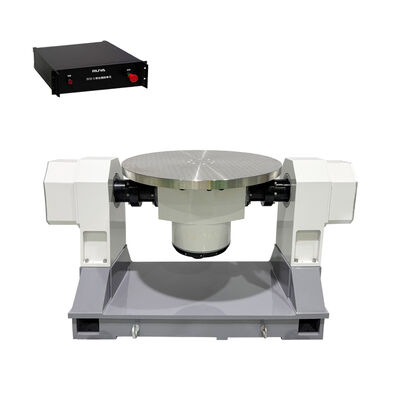 buy 2D Micro Stepping Turntable 160kg Payload Dual Axis Rate Table With Big Tabletop online manufacture